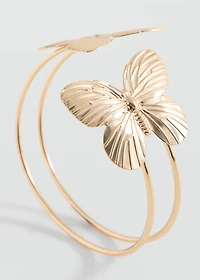 Rigid butterfly bracelet