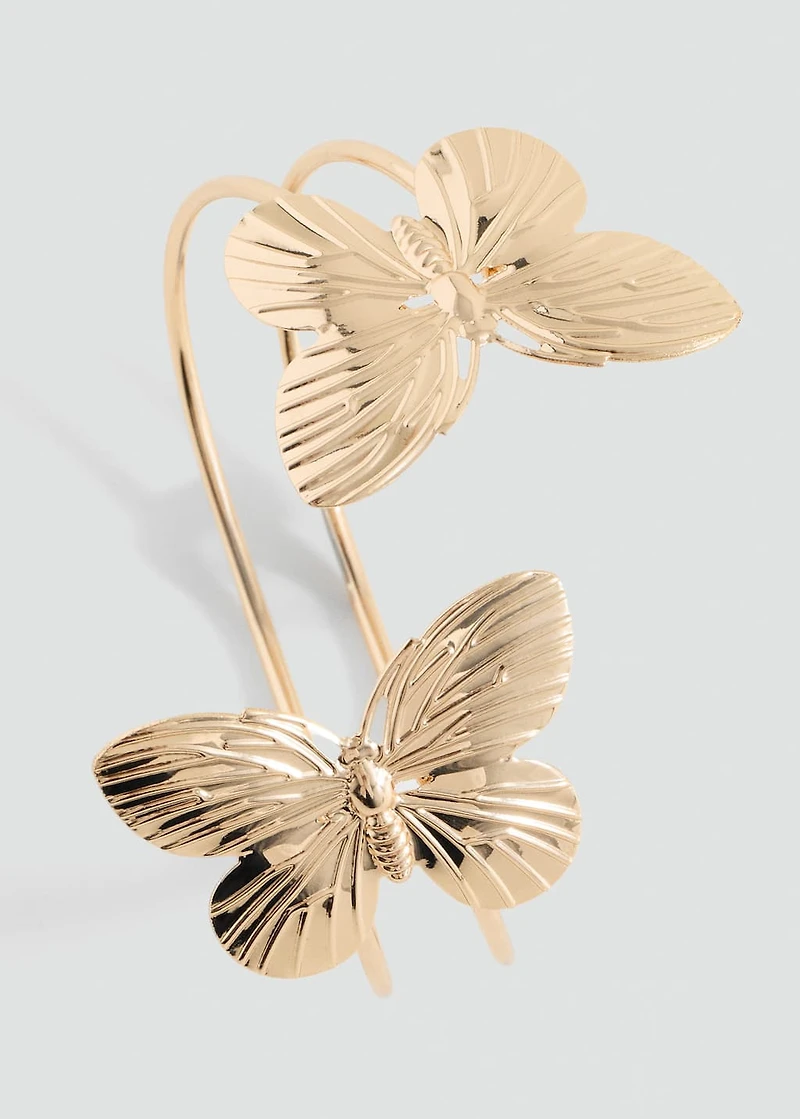 Rigid butterfly bracelet