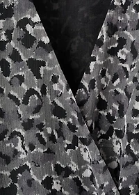 Ruffled leopard ledress