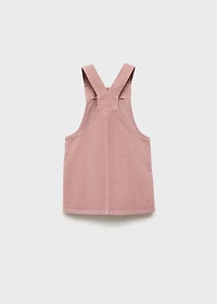 Corduroy pinafore with pockets