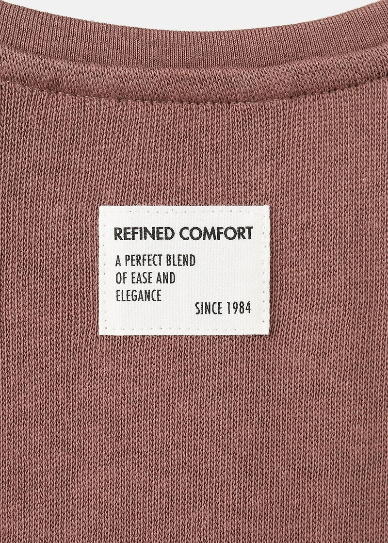 Cotton knitted t-shirt