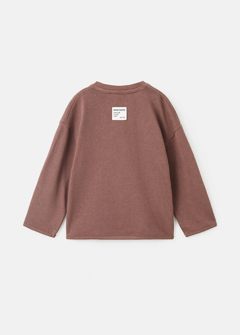 Cotton knitted t-shirt