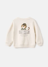 Lion print sweatshirt