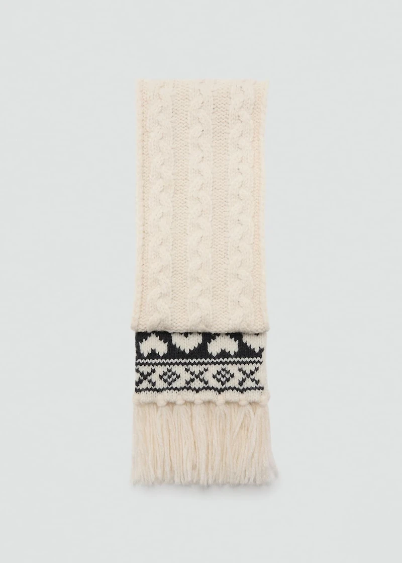 Knit scarf