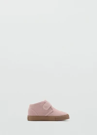 Velcro leather shoes
