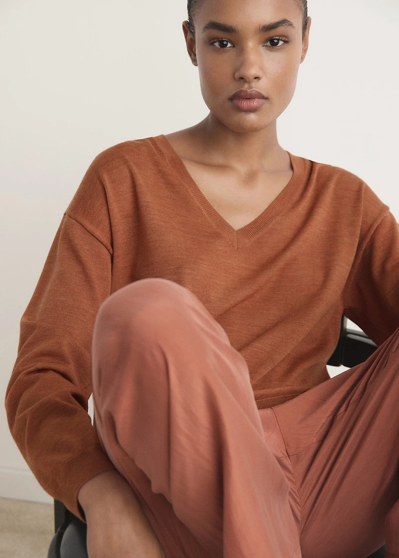 Wool pajama sweater