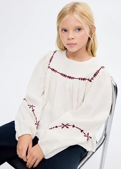 Bambula embroidered blouse