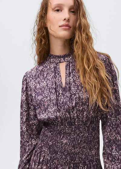 Flowy print dress