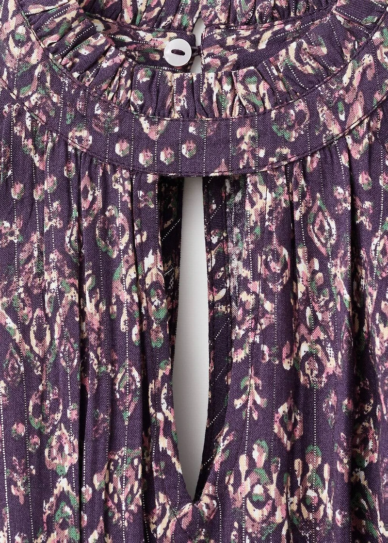 Flowy print dress