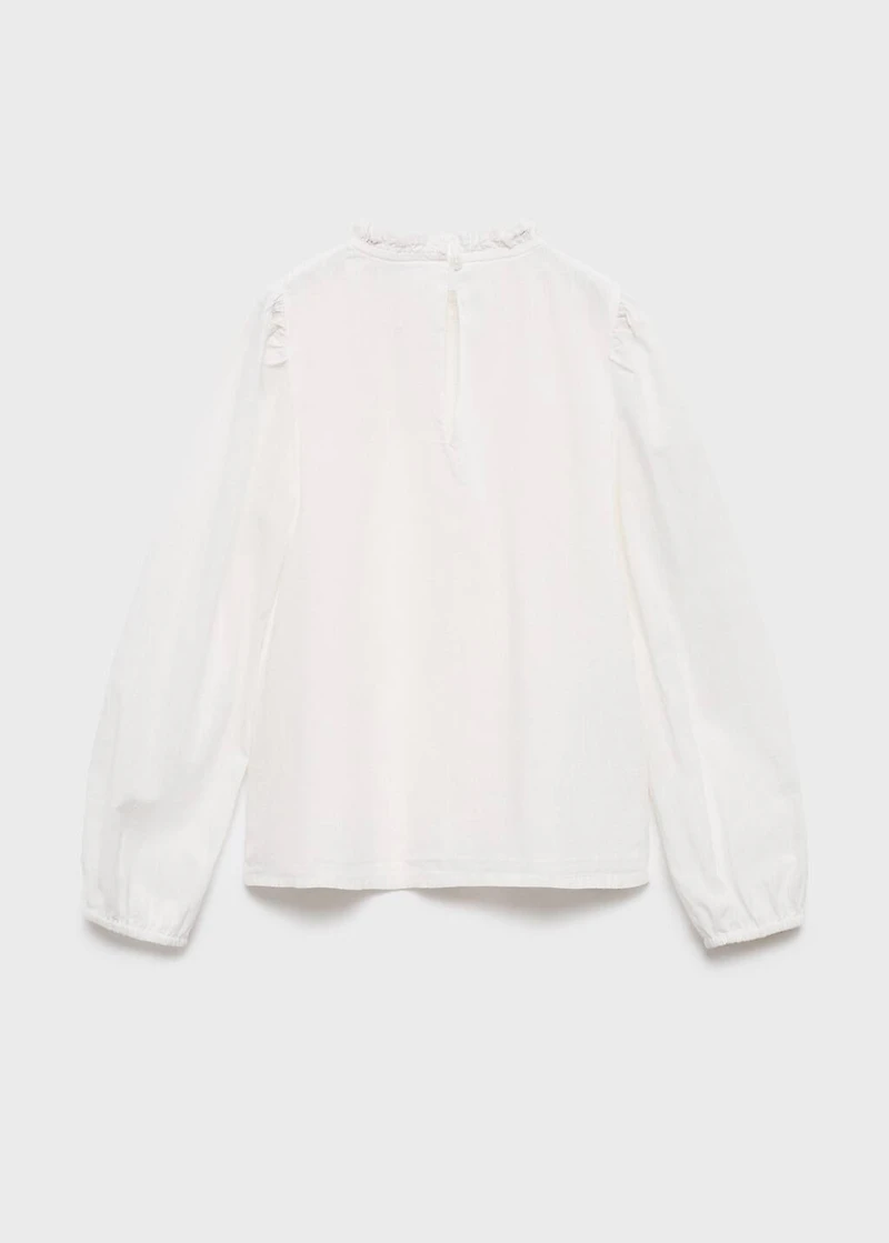 Cotton lace blouse