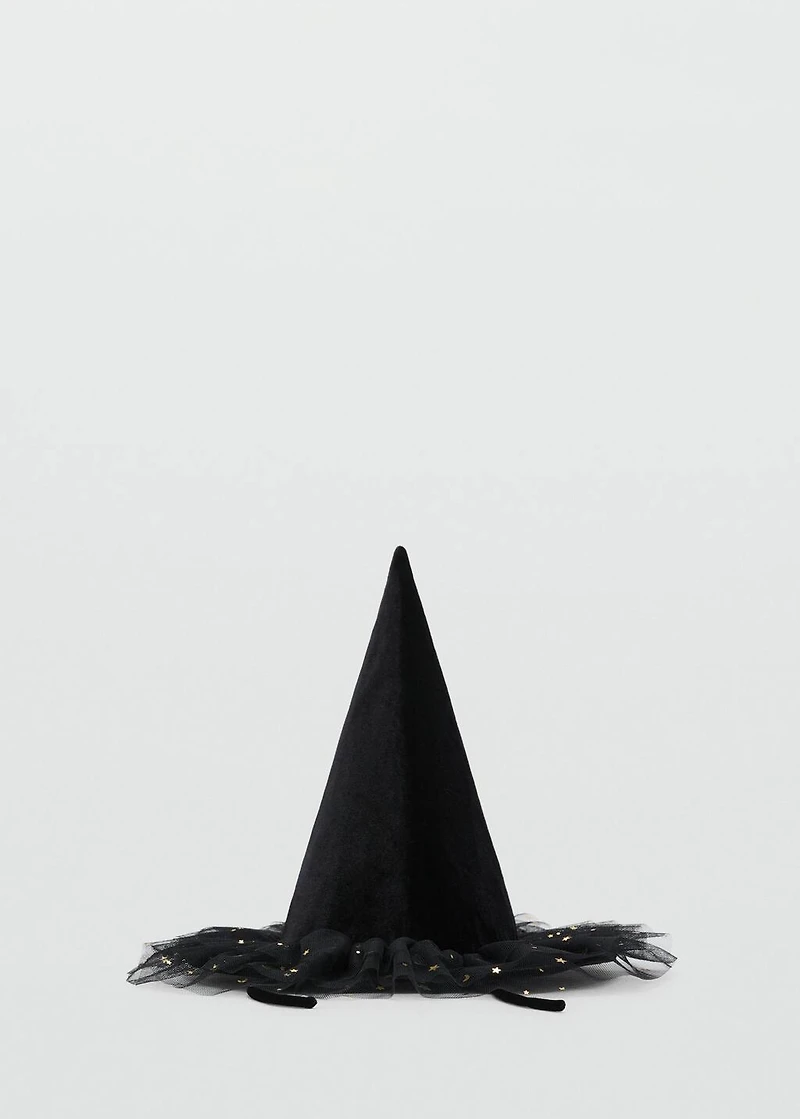 Witch hat with stars