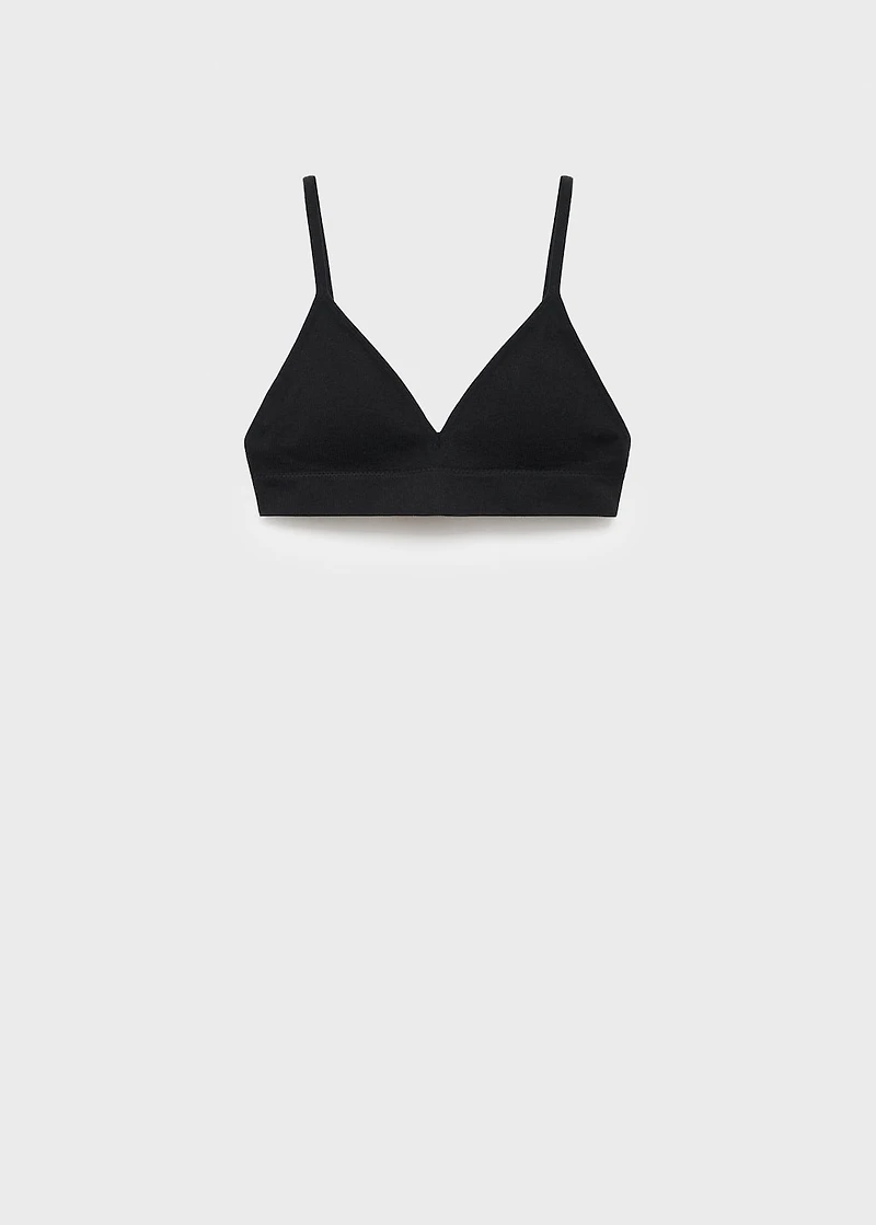 Essential triangle bra