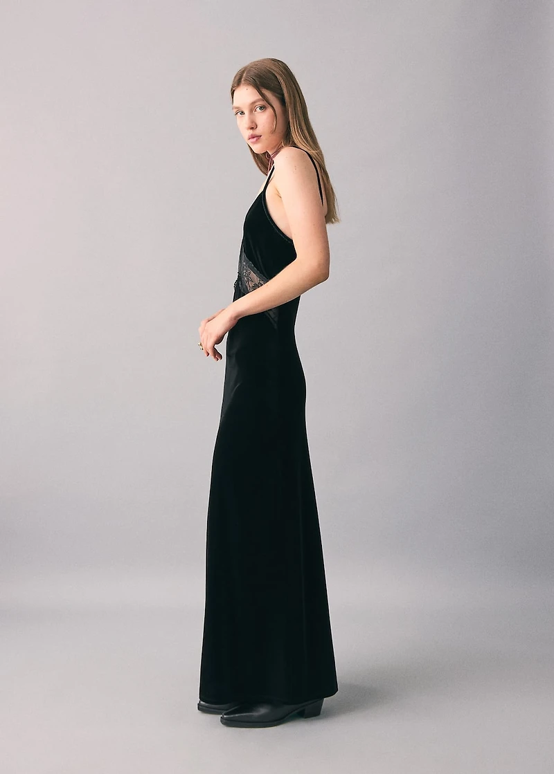 Long lace dress