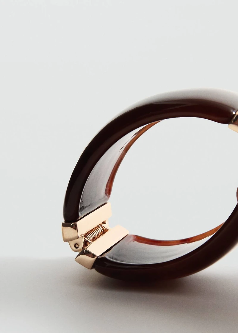 Resin cuff bracelet