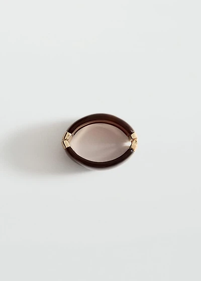 Resin cuff bracelet