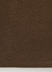 Draped neck top