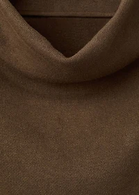 Draped neck top