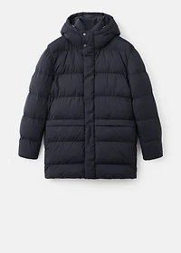 Water-Repellent Hooded Padded Coat