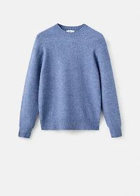 Knitted wool blend sweater