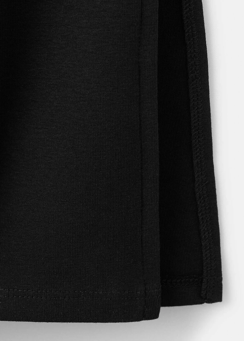 Asymmetrical studded dress