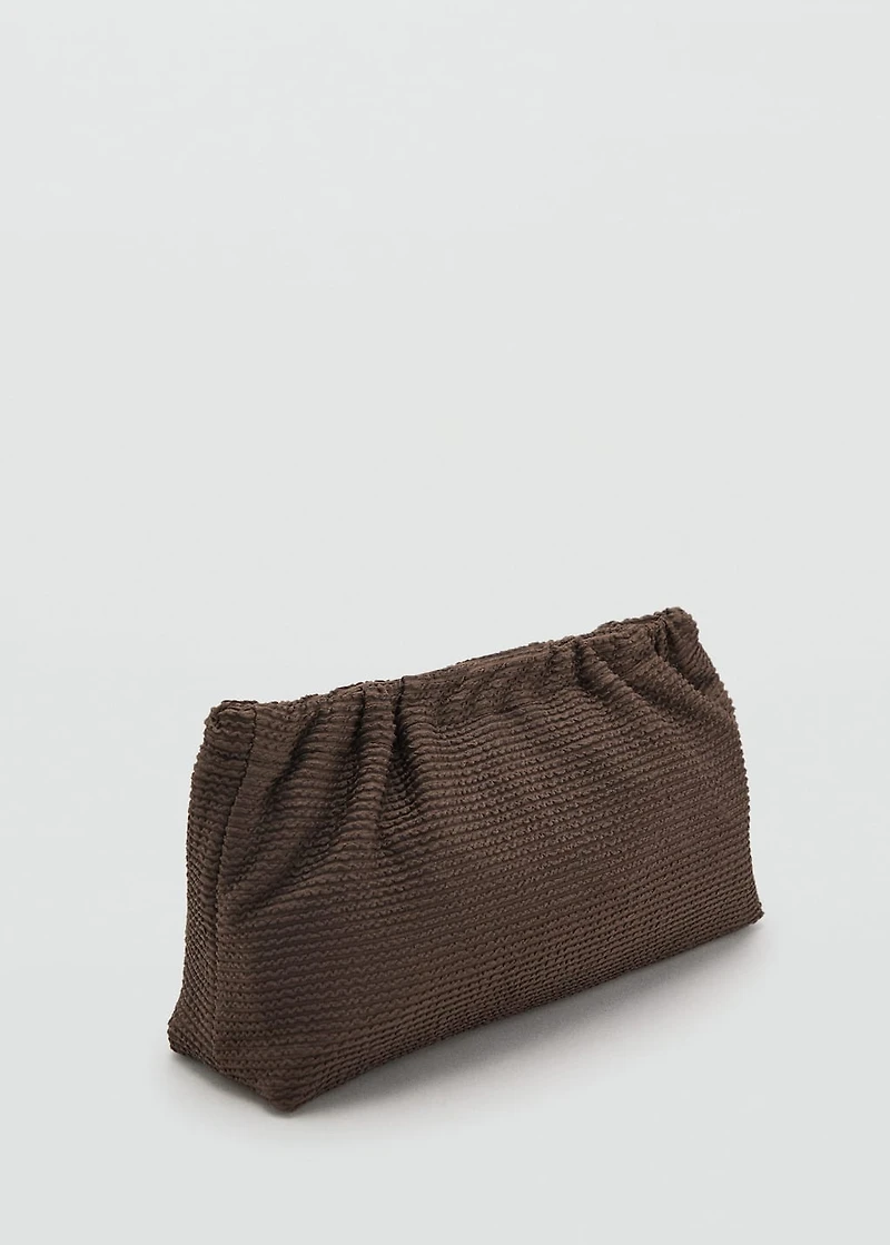 Ribbed toiletry bag