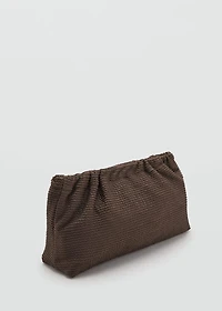 Ribbed toiletry bag