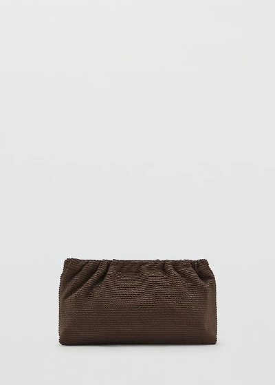 Ribbed toiletry bag