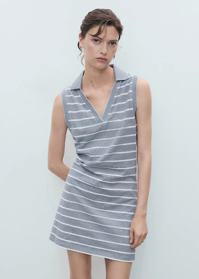 Polo-style strappy dress