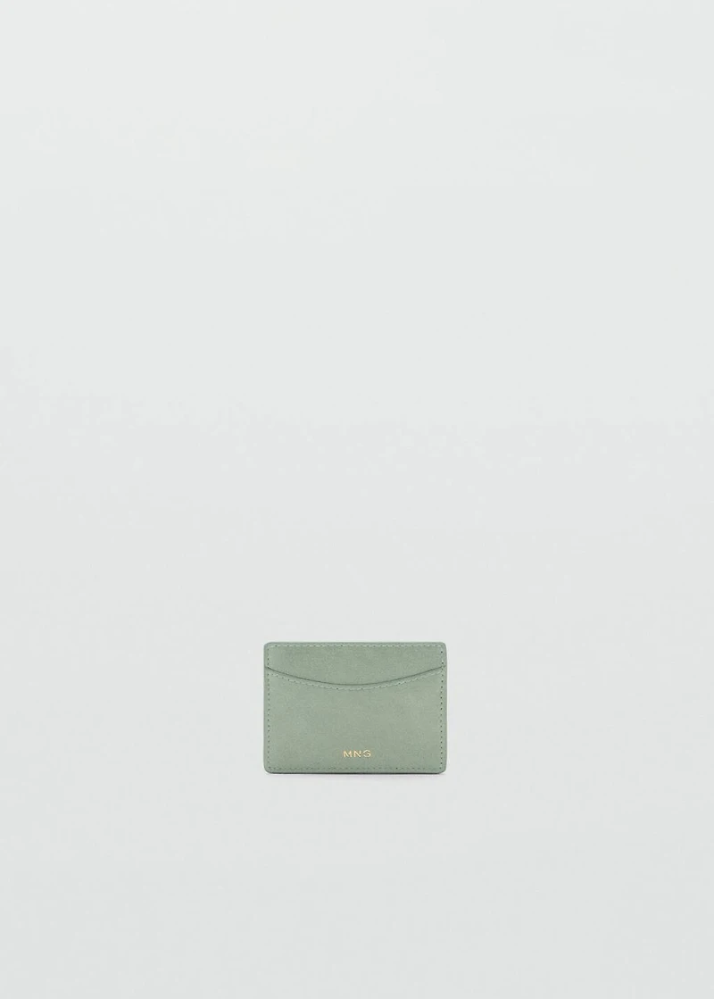 Leather-effect card holder
