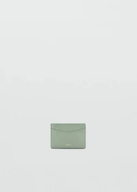 Leather-effect card holder