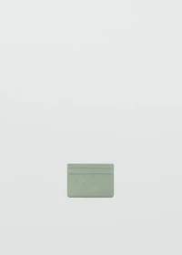 Leather-effect card holder