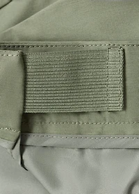 Cotton bermuda shorts with an interior elastic strip