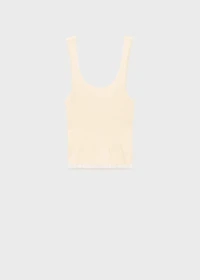 Fine-knit top