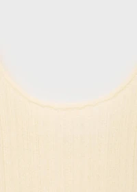Fine-knit top