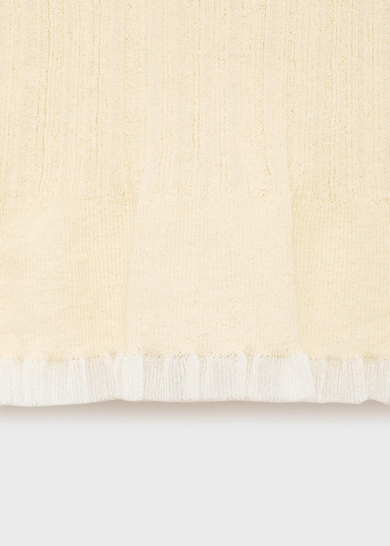 Fine-knit top
