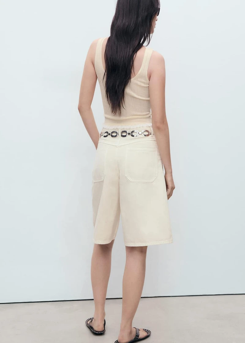 Fine-knit top