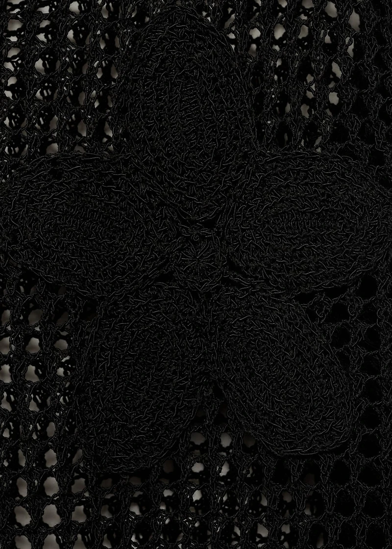 Knit embroidered sweater