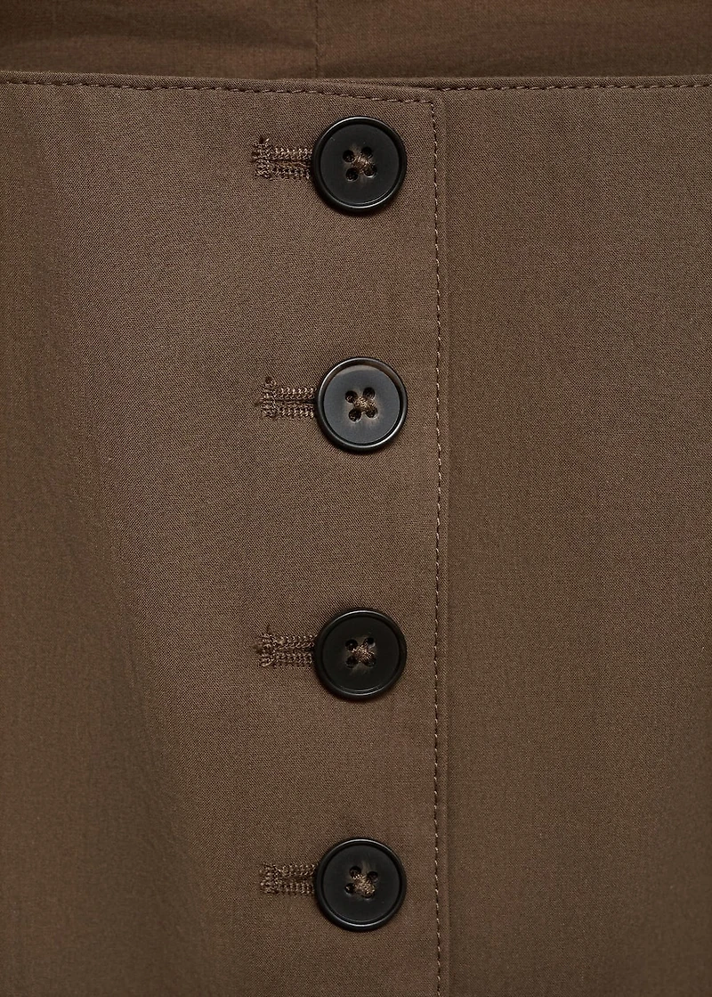 Cotton suit vest