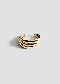 Rigid bracelet with relief