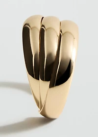 Rigid bracelet with relief