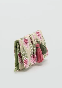 Textured cotton roll jewelry box