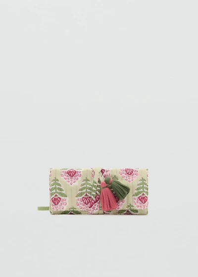 Textured cotton roll jewelry box