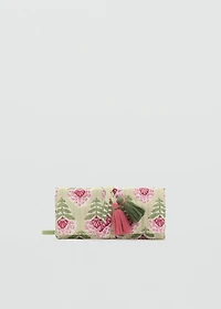 Textured cotton roll jewelry box