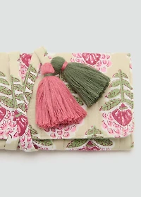Textured cotton roll jewelry box