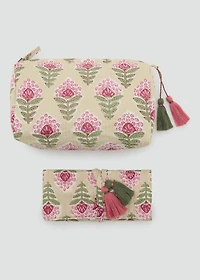 Textured cotton roll jewelry box