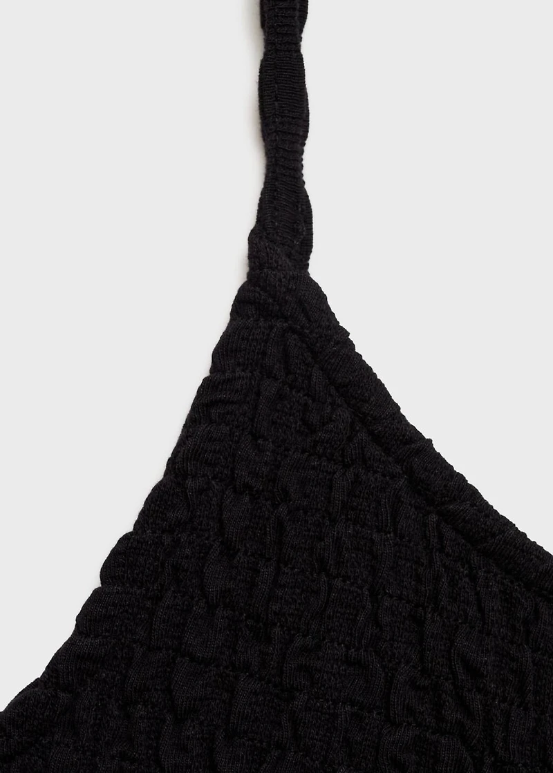 Ruched straps dress