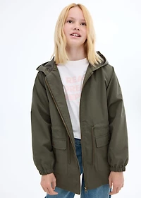 Pocket safari-style trench