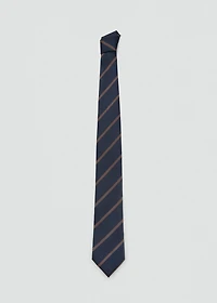 Stripes printed tie