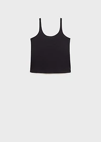 Strappy linen top