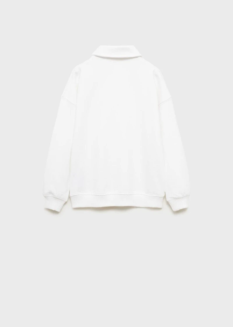 Printed cotton sweatshirt